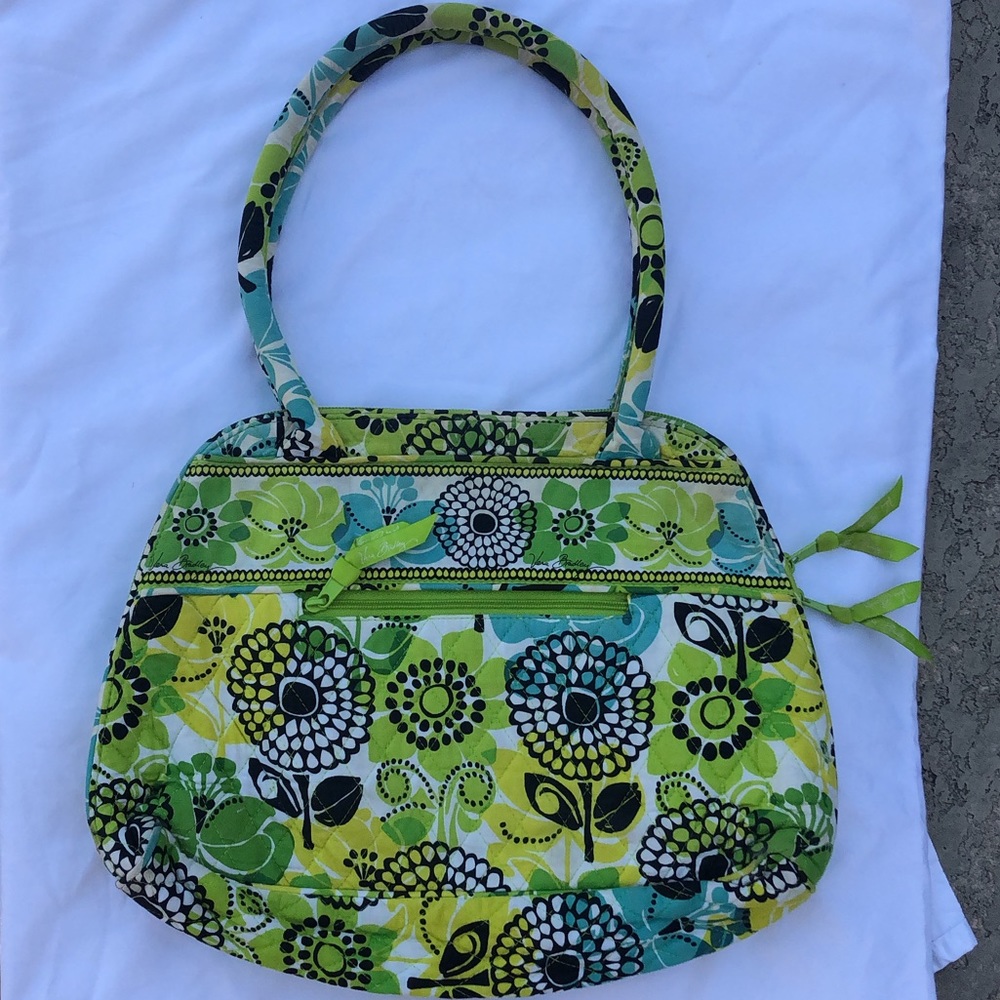 Vera Bradley Quilted Cotton Floral Shoulder Purse